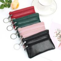 Fashion Women Men Kids Mini Wallet Ladies Double Zipper Coin Purse Multifunctional Small Coin Credit Card Key Ring Wallet