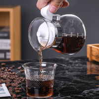 Glass Coffee Maker Pot Cute 300ml Pitcher Hand Drip Coffee Jug Household Coffeeware Heat-Resisting Coffe Kettle Filter Teapot