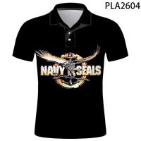 Short Sleeve Navy Seal 3D Printed Men Polo Shirt Fashion Hombre Camisas De Polo Boy Streetwear Ropa Shirts Casual Tops