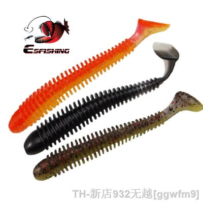hot【DT】♣❧◈  ESFISHING 100mm Shad Jigging Artificial Soft Baits Wobbler for Pike Bass Pesca Fishing Lures
