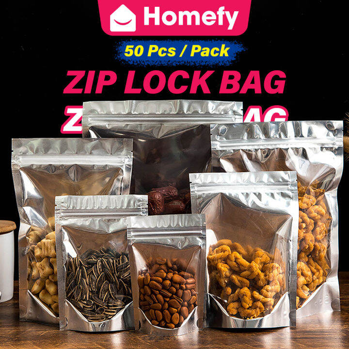 Aluminium Transparent Zip Lock Plastic Bag Plastik Ziplock Bag Zip Bag