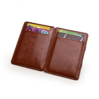 Thin Money Clips Cash Holder Purse Card Case Bank Card Men Leather Wallets PU