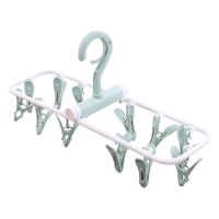 12 Clip Folding Drying Rack Underwear Socks Clip Multi-functional Clothes Rack hangers for clothes tendedero ropa plegable