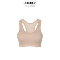 JOCKEY FOR HER เสื้อชั้นใน ผู้หญิง สปอร์ตบรา ไร้โครง ทรงครอป เบาสบาย รุ่น KH BASIC NYLON SPORT เสื้อชั้นใน เสื้อชั้นในผู้หญิง บรา