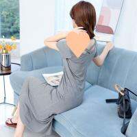 Nightdress Silk s Skirt Backless an Loose --SY2381♘❁