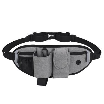 Outdoor Sport Running Waist Bag Fanny Pack Dog Treat Bag Pouch with Water Bottle Holder Phone Pocket For Walking Hiking Running Belt