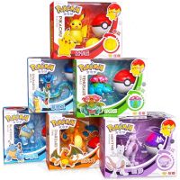 PARCEL ของขวัญฮาโลวีน คริสต์มาส Scroll Mewtwo Charmander Anime Pikachu Action Figure Pokemon Toy Pokeball