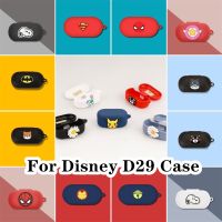 READY STOCK! For Disney D29 Case Solid color series &amp; Cartoon Innovative Pattern for Disney D29 Casing Soft Earphone Case Cover