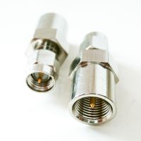 1Pcs FME Male to SMA Male Plug Straight RF Coax Adapter Connector