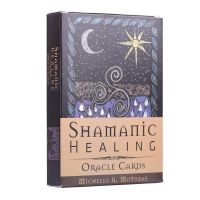 【Study the folder well】  Shamanic Healing Oracle Cards 44 Cards Deck Tarot Full English Board Game Mysterious Divination Card Family Friend Party