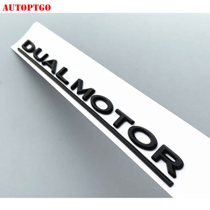 black-or-silver-rear-trunk-tail-3d-letter-dual-motor-badge-emblem-underline-sticker-logo-decal-for-tesla-3-model-3