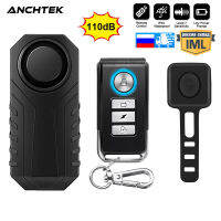 Anchtek กันน้ำรถจักรยานยนต์จักรยาน Anti-Theft Alarm รีโมทคอนลไร้สายจักรยาน Security Alarm 113dB Electric Car Alarm