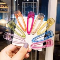 3PCS/SETHair PinTransparent Candy Color Summer Hair Clip Women DancingParty HolidayHairAccessories Seaside Dress Up