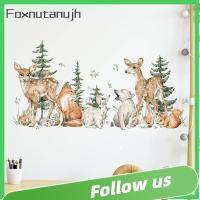 FOXNUTANUJH ห้องเลี้ยงเด็กห้อง สติกเกอร์ติดผนัง ใช้ซ้ำได้ กาวในตัว ศิลปะติดผนัง สากลสากลสากล สติ๊กเกอร์ติดผนัง ห้องนั่งเล่นในห้องนั่งเล่น