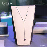 Lenya Jewelry  สร้อยคอเงินแท้ ประดับพลอยอเมทิสต์ สวยสง่ามีสไตล์ อัญมณีสำหรับผู้ที่เกิดเดือนกุมภาพันธ์