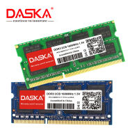 DASKA แล็ปท็อป Ram DDR3 2GB 4GB 8GB 16001333 MHz SO-DIMM DDR 3หน่วยความจำโน้ตบุ๊ค204pin 1.35V-1.5V รับประกันตลอดอายุการใช้งาน