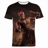 2023 Newmen TEE ฤดูร้อนใหม่แขนสั้น daredevil T เสื้อ3D เสื้อชายหญิงแฟชั่น Casual streetwear