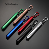 หลอดดูดดื่มโลหะแบบพกพา Telescopic Reusable Straw พับหลอดสแตนเลสพร้อมแปรงทำความสะอาดและ Key Ring Case สำหรับ Travel Home Office School