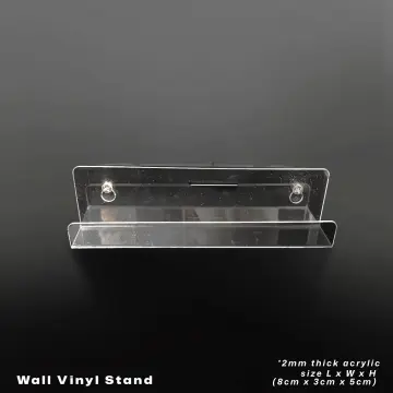 Clear Vinyl Record Shelf Wall Mount-Acrylic Album Record Holder