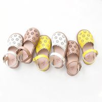 【hot】✸✧  Sandals Cut-Outs Kids Shoes Leather High-grade Children 3-9T