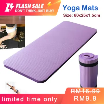 Yoga Mats Thick Soft Non-slip EVA Foldable Ultralight Indoors Gym Fitness  Sports Exercises Dance Yoga Pilates Pads Beginner Sports Fitness Yoga Mat  （183cm*61cm*6mm）