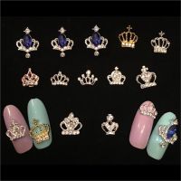 【hot】﹍۩  10pcs golden Alloy Jewelry Charms Decorations Manicure Germs Rhinestones Accessories  5-6