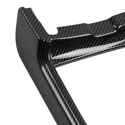Carbon Fiber Interior Front Water Cup Frame Cover Trim for Dodge Charger 2015-2020