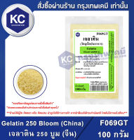 Gelatin 250 Bloom (China) 100 g. : เจลาติน 250 บูม (จีน) 100 กรัม (F069GT)