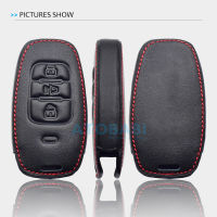 Leather Car Key Cases 3 Buttons Smart Keychain Holder Remote Control Fobs Protector Cover For Great Wall Haval H2 2020 H6 Coupe