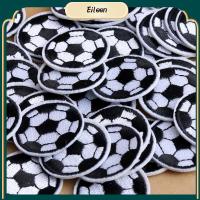 EILEEN 10pcs/lot ใหม่ เสื้อผ้า ยีนส์ งานปัก เตารีดบนสติ๊กเกอร์ แพทช์ฟุตบอล ปัก