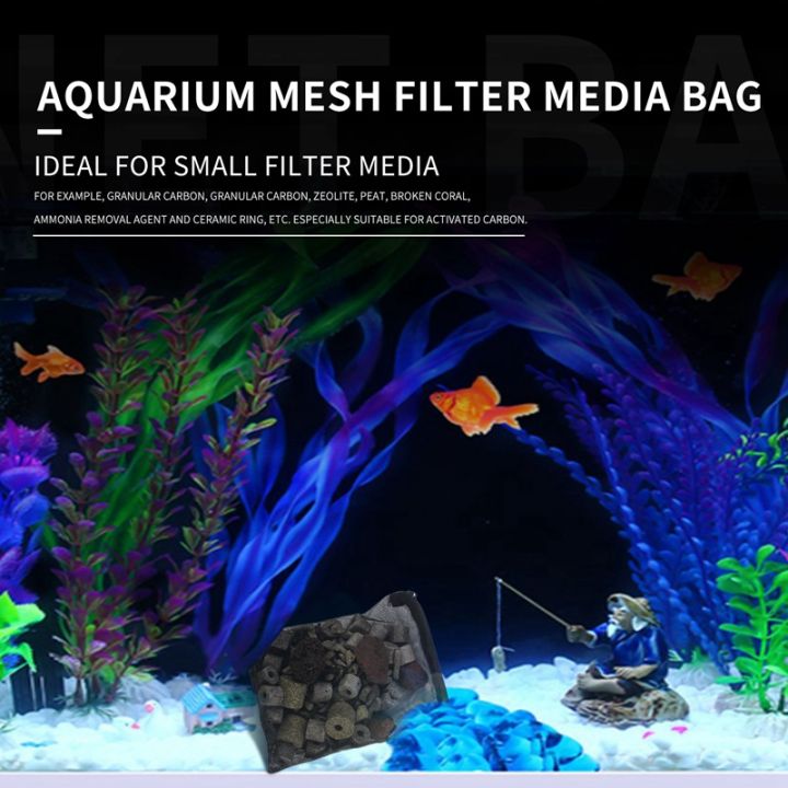 16-pcs-aquarium-mesh-media-filter-bags-nylon-media-filter-mesh-bags-with-zipper-for-particulate-carbon-bio-balls