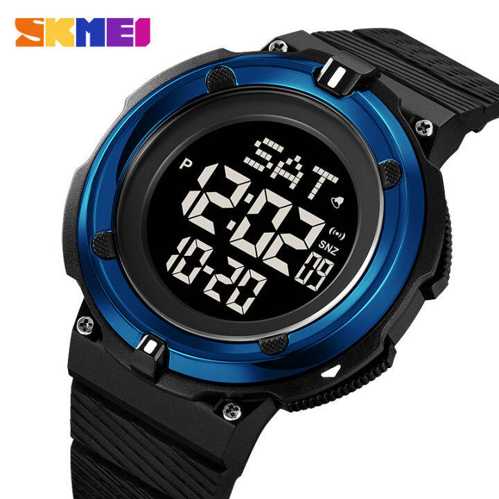 นาฬิกา-skmei-2023สำหรับผู้ชาย-jam-tangan-digital-ใหม่50ม-jam-tangan-sport-ว่ายน้ำป้องกันอากาศสำหรับผู้ชาย2010