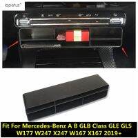 Central Control กล่องเก็บ Organizer ผู้ถือถาดอุปกรณ์เสริมสำหรับ Benz AB GLB Class GLE GLS W177 W247 X247 W167 X167 2019 -2021