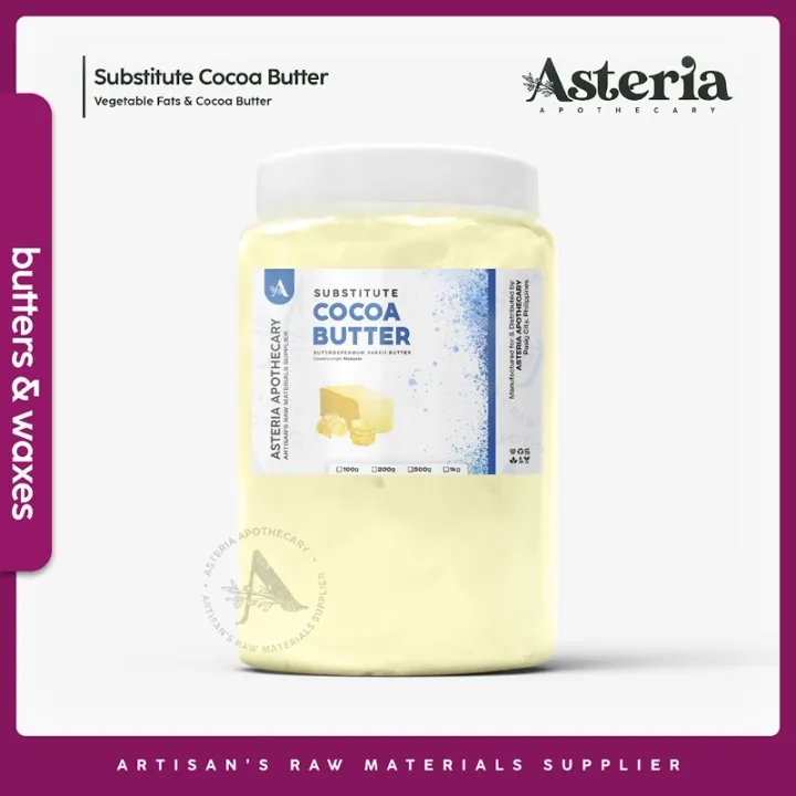 Cocoa Butter Substitute 250g / 500g / 1Kg Asteria Apothecary Lazada PH