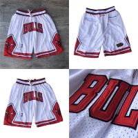 Pocket Chicago Bulls 2022 NEW Shorts White B-Start Pants Y727