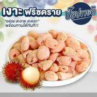 เงาะฟรีซดราย พรีเมี่ยม เนื้อฟู กรอบ หวาน ไม่ใส่น้ำตาล ร้านป๊อปขายดี