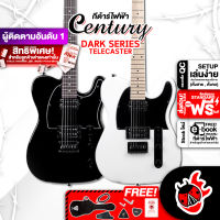 ทักแชทรับส่วนลด 500.-MAX กีต้าร์ไฟฟ้า Century Dark Series Telecaster สี Black , White ,ฟรีของแถมครบชุด ,พร้อมSet Up&amp;QCเล่นง่าย ,ประกันจากศูนย์ ,แท้100% ,ผ่อน0% ,ส่งฟรี เต่าแดง