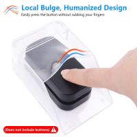 ♨✕☑ 1PCS Waterproof Cover For Wireless Doorbell Door Bell Ring Chime Button Transparent Door Bell Protective Cover For Home Doorbell