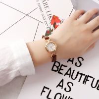 2023 Small watch female student quartz watch small dial trendy girl small fresh all-match Korean version simple belt compact female watch