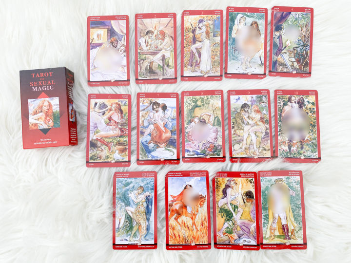 พร้อมส่งในไทย-แถมคู่มือไทย-ภาษาอังกฤษ-sexual-magic-tarot-ไพ่ยิปซี-ไพ่ทาโรต์