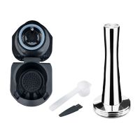 【YF】 Adaptador De Café Reutilizável Peças Reposição Para Cápsula Nespresso Conversor Dolce Gusto/Piccolo Xs Genio 2 Com Martelo Imprensa Pó