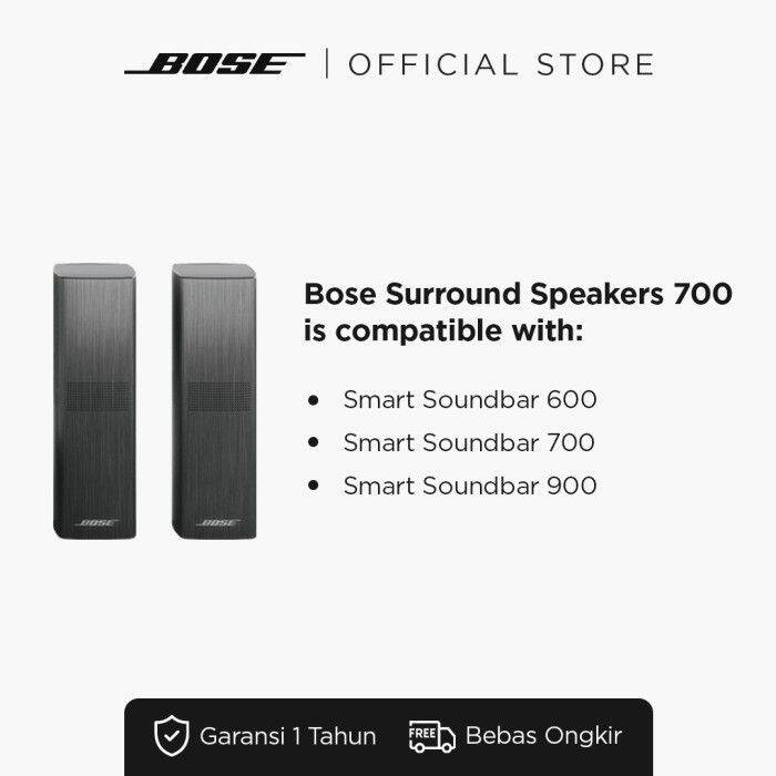 Bose Surround Speakers 700 Wireless Satellite Soundbar Speaker Lazada