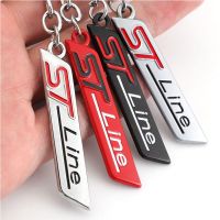 ST Line Car Keychain Key Chain Ring Keyring Key Holder Badge for Ford Kuga Focus Fiesta Ecosport Mondeo Fusion Transit Pendant