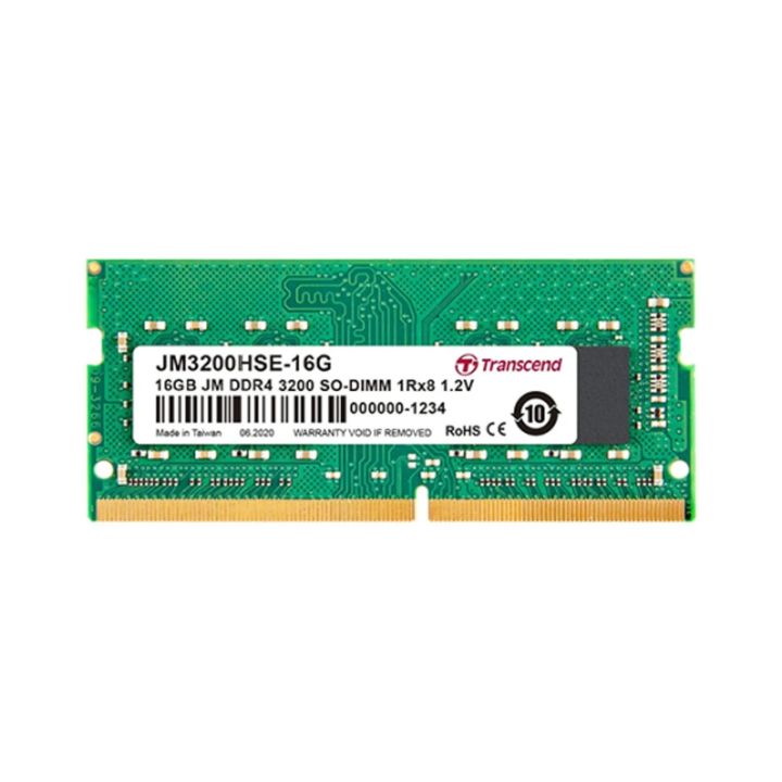 transcend-16gb-jm-series-ddr4-3200-so-dimm-1rx8-cl22-แรมสำหรับโน้ตบุ๊ค-ของแท้-ประกันศูนย์ไทย-lifetime-warranty