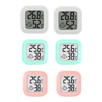 6Pcs Mini Indoor Digital Hygrometer Room Humidity Gauge Meter LCD Display Temperature Sensor Gauge