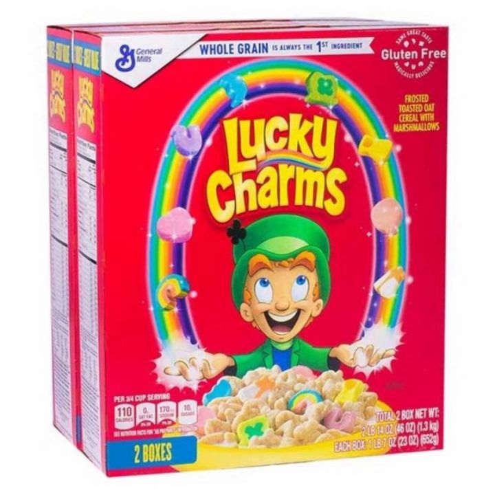 General Mills Lucky Charms Frosted Toasted Oat Cereal 2 x 652 g | Lazada PH