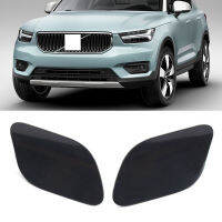 Matte Black ไฟหน้ารถไฟหน้าเครื่องซักผ้าสำหรับ Volvo XC40 2018 2019 2020 2021 2022 31449358 31449357อุปกรณ์เสริม