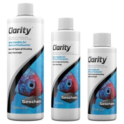 Seachem Clarity™ Clarifier for marine and freshwater ช่วยให้น้ำใส ไม่ขุ่นมัว สำหรับตู้ปลาน้ำจืดและน้ำทะเล