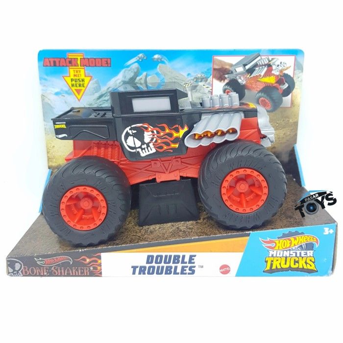  Hot Wheels Bone Shaker Monster Truck Double Troubles 1