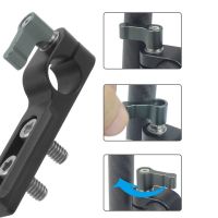 Single Hole 15MM Rail Clamp Mount Rod Clamp on DSLR Camera Handle/Rail for Rod Extension DSLR Camera Rig